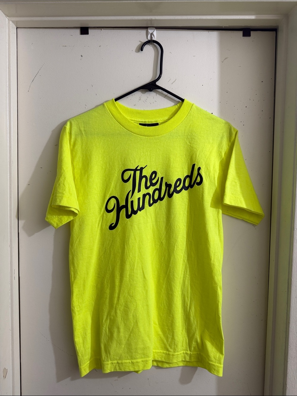 The Hundreds Neon Yellow Graphic Logo Tee